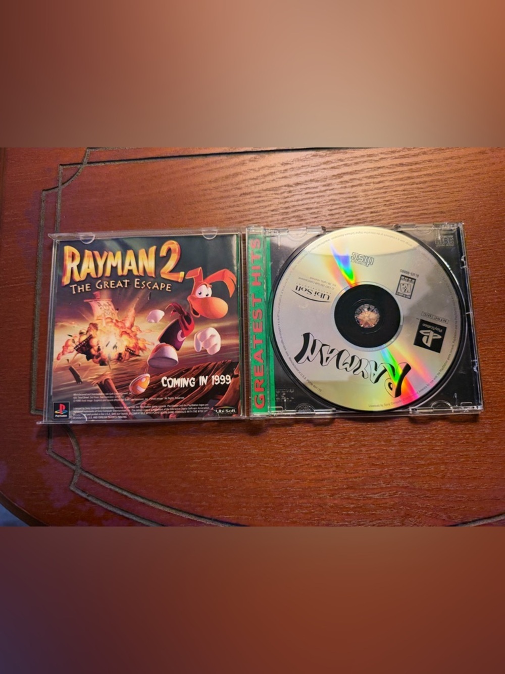 Rayman 2: The Great Escape PS1 PlayStation 1 Video Game with Manual TESTED - Picture 2 of 3